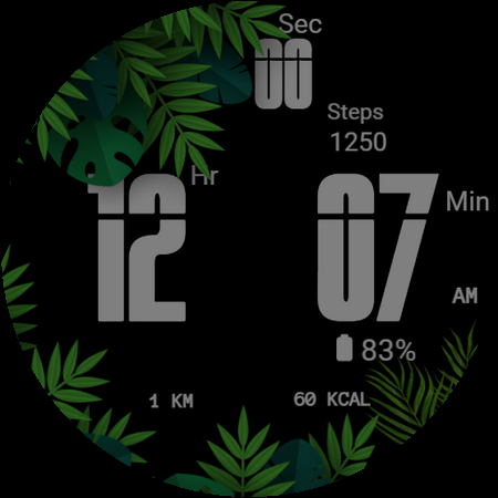 Jungle Animated Watch Face screenshot 3