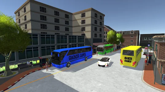 Modern Bus Parking:LuxuryCoach