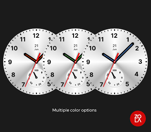 Metallic Watch Face Screen 3