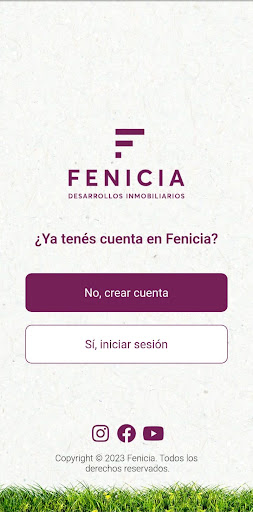 Android application Fenicia APP screenshort