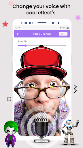 Android application Voice Changer - Voice recorder screenshort