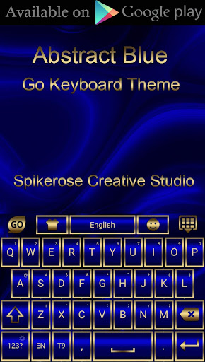 Abstract Blue Go Locker theme Screen 3