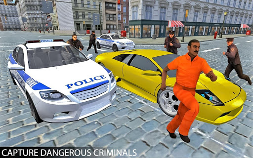 Drive Police Car Gangsters Chase : Free Games screenshots 8