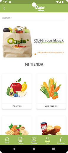 Android application La Frutería Oasis screenshort