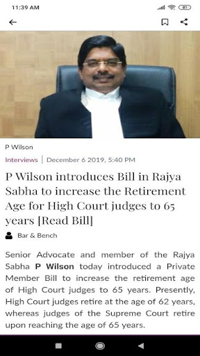 Bar & Bench - Legal News Screen 2