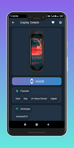 Mi Band 6 watch faces