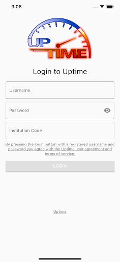 Android application UptimeApp screenshort