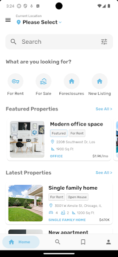 Android application ESTATE X screenshort