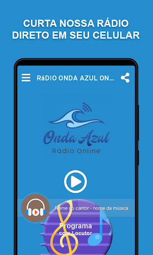 Android application Rádio Onda Azul Online screenshort