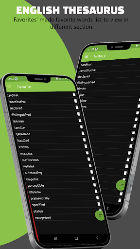 Advance English Thesaurus Screen 3
