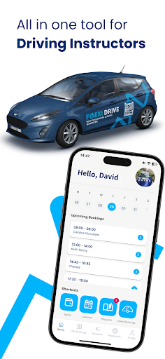 Android application FlexiDrive Instructor screenshort