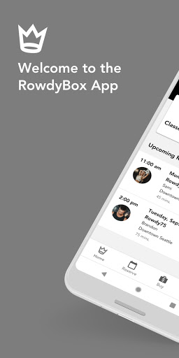Android application RowdyBox screenshort