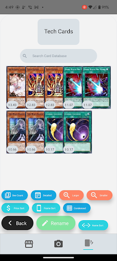 CardBook Screen 2