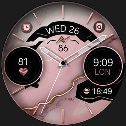 Marble Rose Gold Watch Face logo