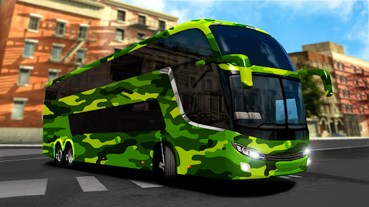 버스 운전사 육군 코치 버스 시뮬레이션