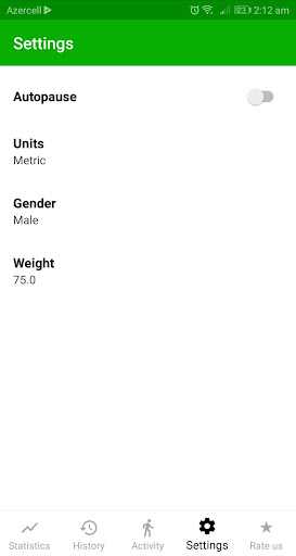 Screenshot of Running Fitness & Map Tracker