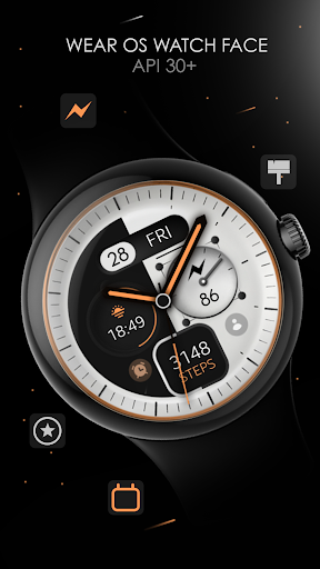 Android application Watch Face - Dream 131 Analog screenshort