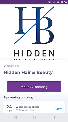 Android application Hidden Hair & Beauty screenshort