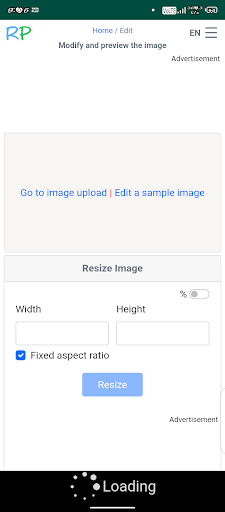 Android application Photo Resize and converter screenshort