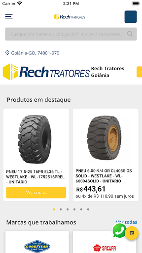 Rech Tratores Screen 2