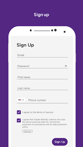 Android application Go2Gate screenshort