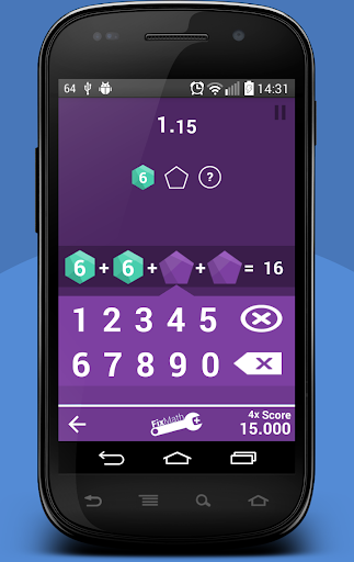 Android application FixMath - LOGIC MATH GAME screenshort