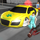 クレイジー救急車のドライバー3D 1.5