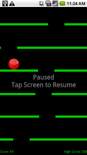 Android application DropDown screenshort