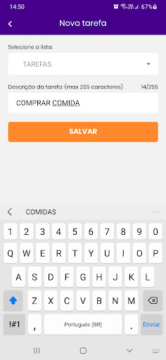 Minhas Tarefas Screen 2