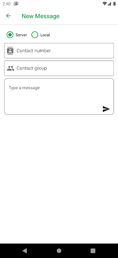 Ombrex SMS Screen 2