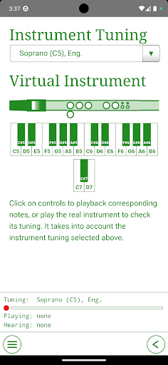 Recorder Flute Tabs Screen 3