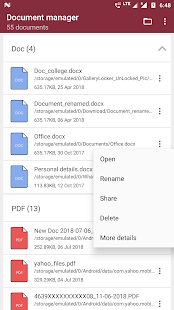 Document manager - Document organizer Screenshot