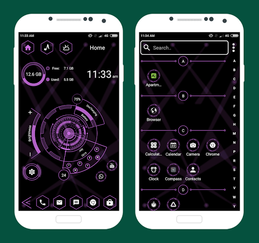 Hi - Tech Futuristic Launcher