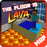 The Floor is Lava map for MCPE Minecraft icon
