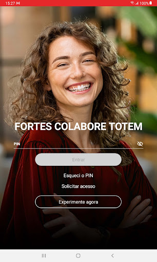 Android application Fortes Colabore Totem screenshort