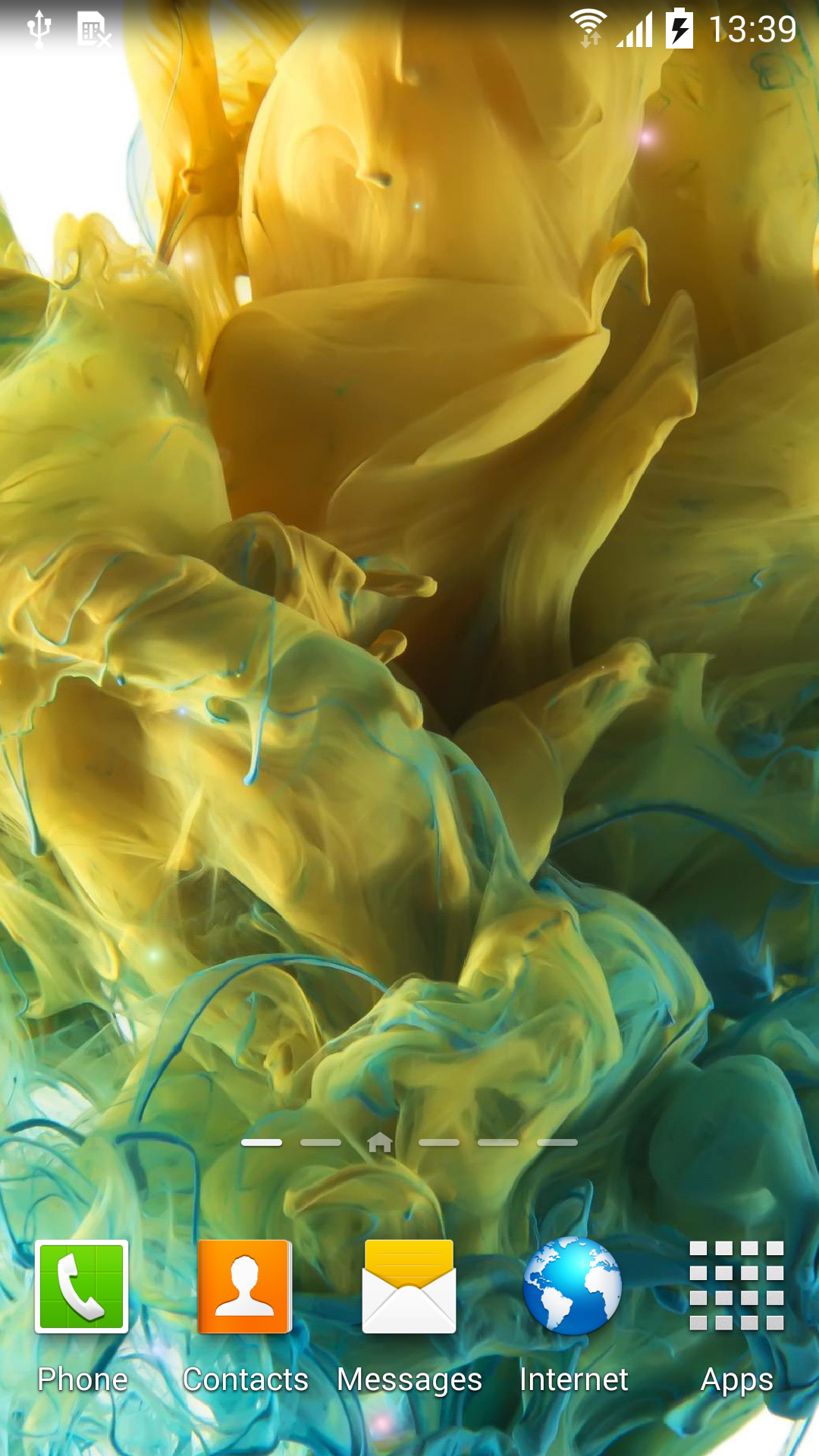 Android application Ink in Water Live Wallpaper screenshort