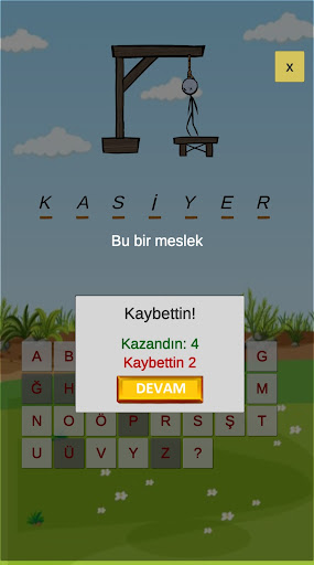 Android application Adam Asmaca Oyunu screenshort