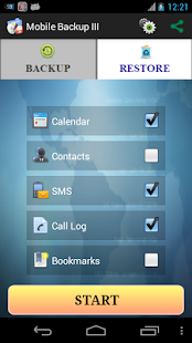 Mobile Backup 3 Schermata