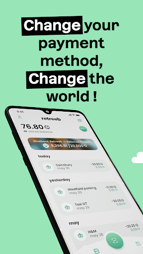 Android application Retreeb screenshort