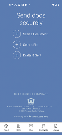 Screenshot of First Premier Mortgage