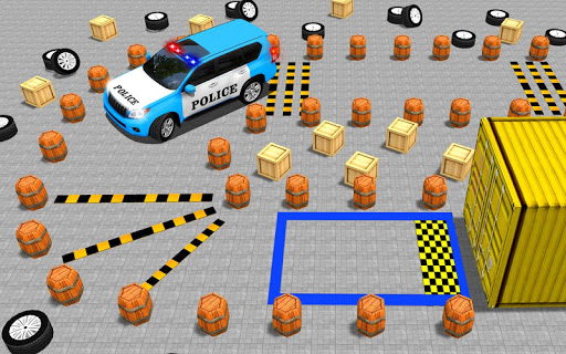 Android application US Police Spooky Jeep Parking screenshort