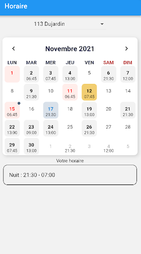 Android application Planizer screenshort