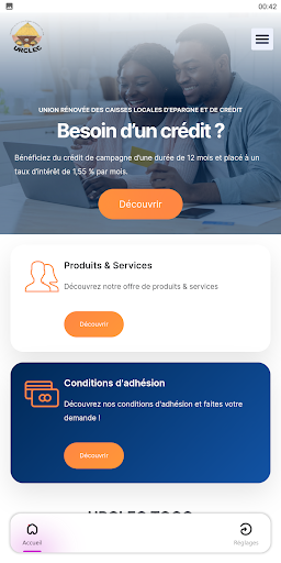 Android application URCLEC screenshort
