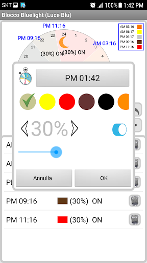 Blocco Bluelight Luce Blu