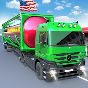 US Oil Truck Driving Games 1.0 APK + Mod (Unlimited money) إلى عن على ذكري المظهر