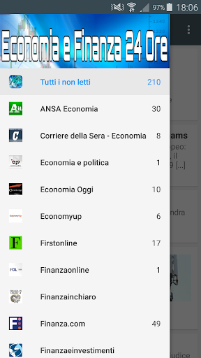 Android application Economia e Finanza 24 ore screenshort