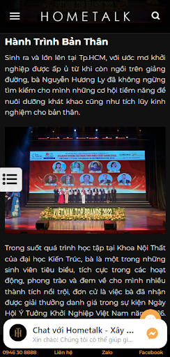 Ly Nguyễn Co-Founder Hometalk Screen 2