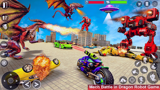 Dragon Robot Car Games 3d Screen 2
