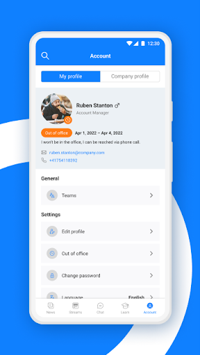 ConnectOCE Screen 2