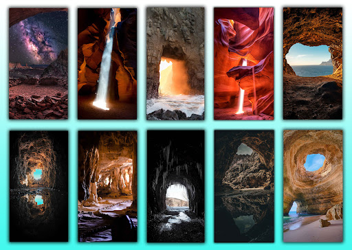Android application Cave Wallpapers HD screenshort